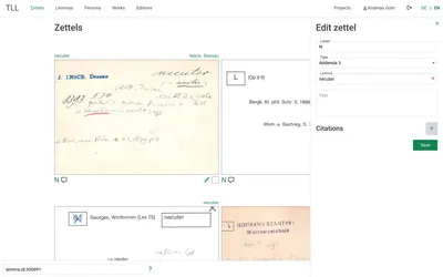 Digital Zettelkasten