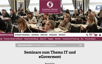 Europäische Akademie für Steuern, Wirtschaft und Recht