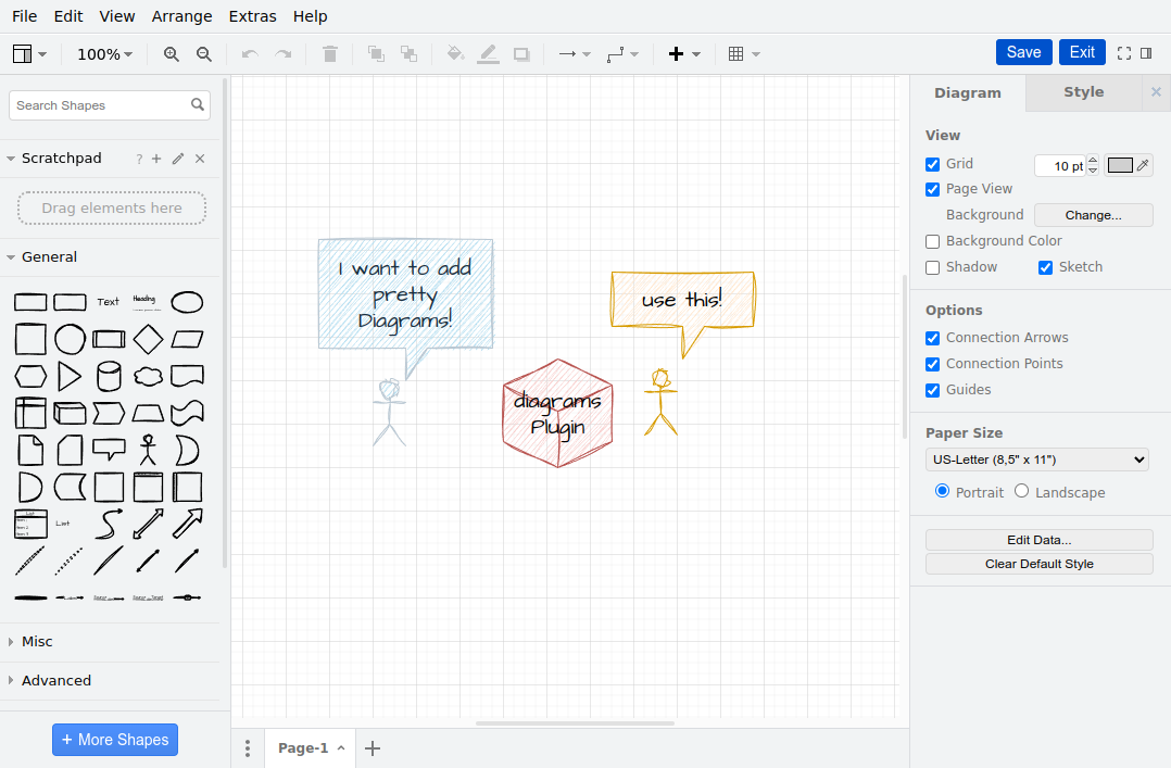 Diagrams Plugin